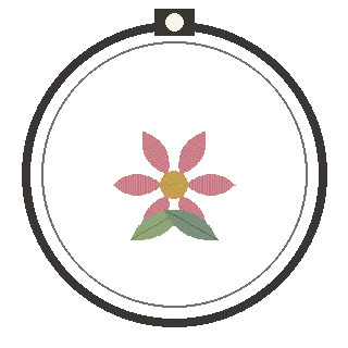 StitchBloom — tamborek z haftem